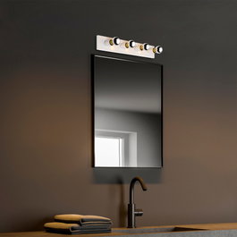 Opviq Mirro - 12241 Lámpara de pared blanca con tapa de cristal